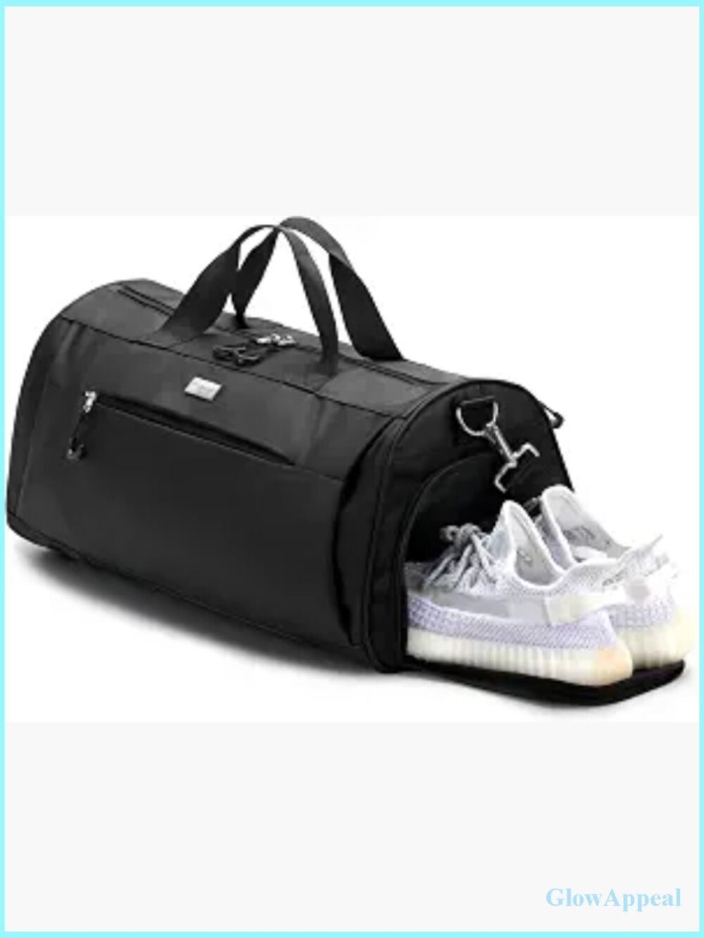 Gym Bag with Shoe Compartment & Wet Pocket for Travel Sports Unisex Duffel